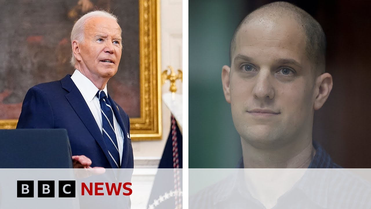 US President Joe Biden welcomes prisoners’ release in huge swap with Russia | BBC News