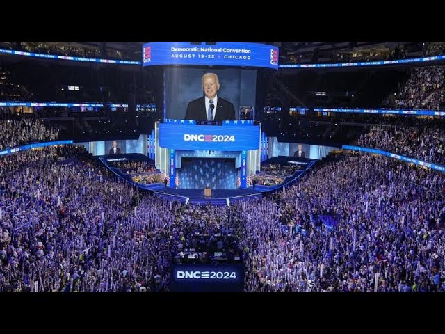 US Vice President Kamala Harris makes surprise appearance at Democratic National Convention