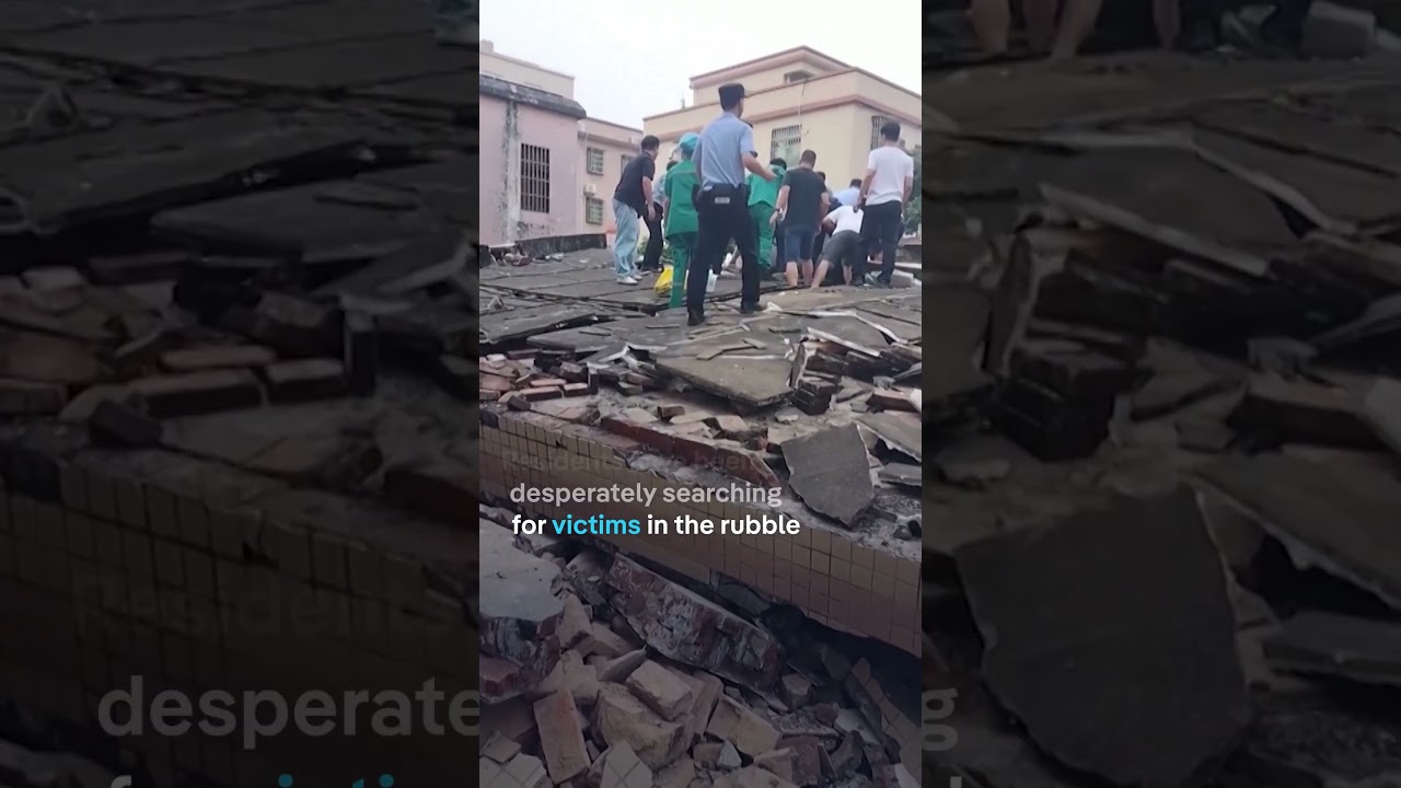 Violent gas explosion in China destroys two-story apartment building | DW News