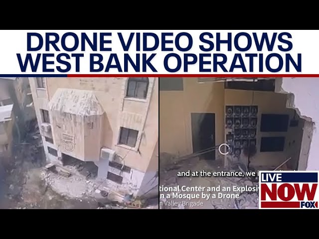 WATCH: Drone shows Israeli military operation in West Bank, evacuations expected | LiveNOW from FOX