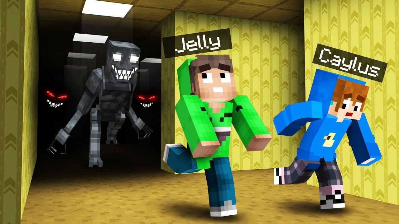 We Entered The BACKROOMS In Minecraft… (scary)