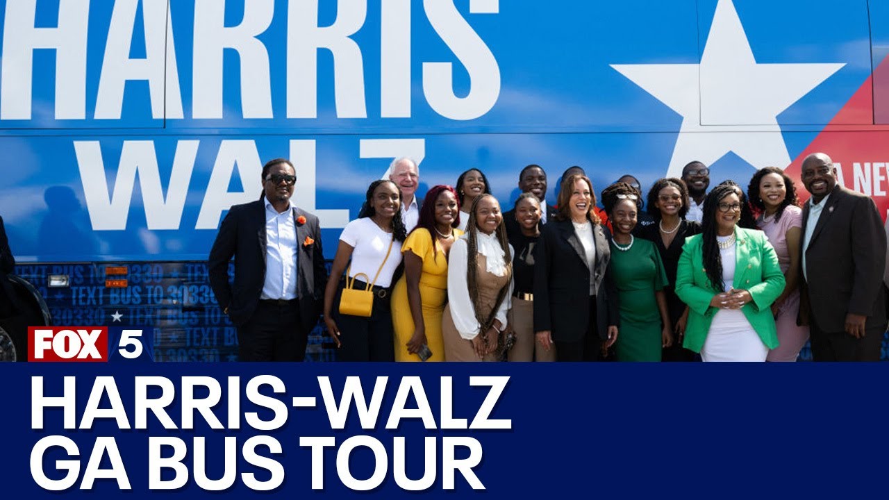 Where Harris, Walz Georgia bus tour will visit | FOX 5 News