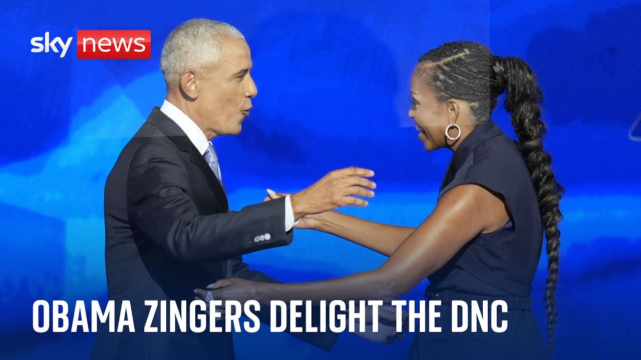 ‘Yes she can’: Obamas call on America to vote for Kamala Harris | US Election 2024