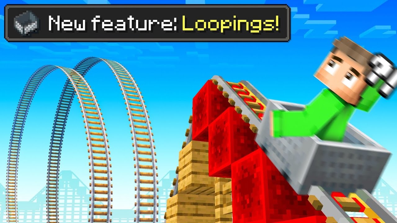 You Can Now Build ROLLERCOASTERS In Minecraft (New Snapshot)