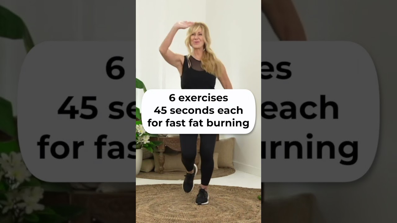 6 Easy Exercises To Lose Belly Fat! #shorts