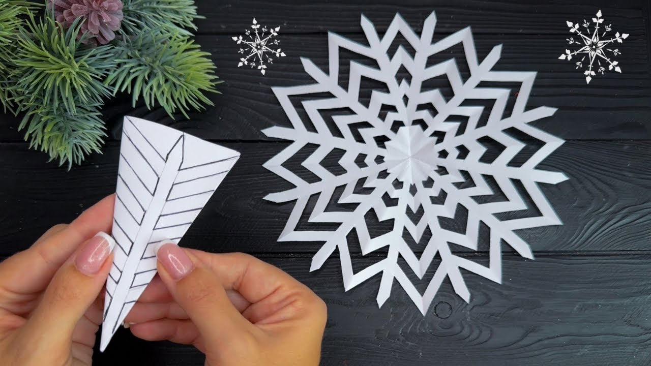 Amazing! ❄️ Paper Snowflakes Christmas Paper Craft Christmas Ornaments