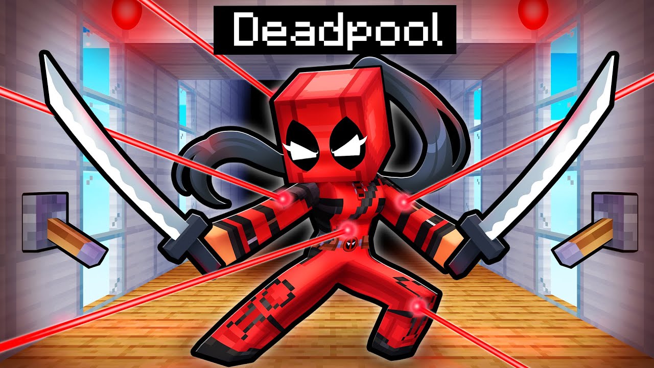 Becoming DEADPOOL in Minecraft!