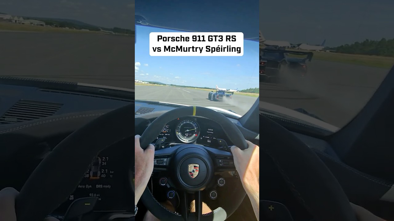 Blink and you’ll miss it…#TopGear #McMurtry #Porsche