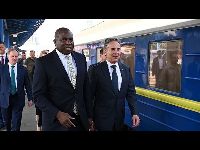 Blinken and Lammy arrive in Kyiv for talks with Ukrainian leaders