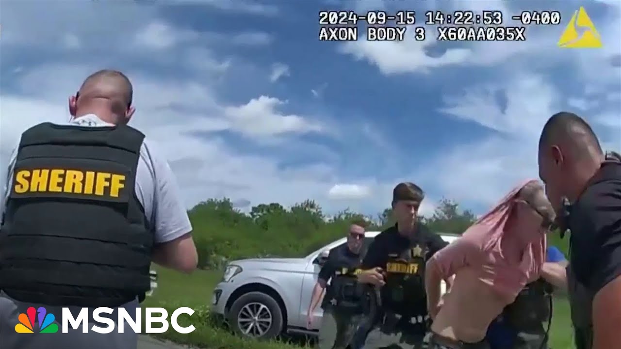 Body cam footage released of apprehension of suspect in apparent assassination attempt