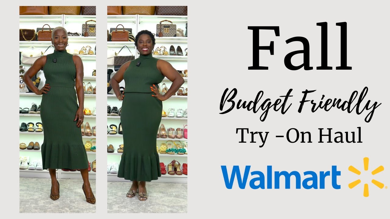 Budget Friendly Fall Outfit Ideas | Women Over 40 |Walmart Haul