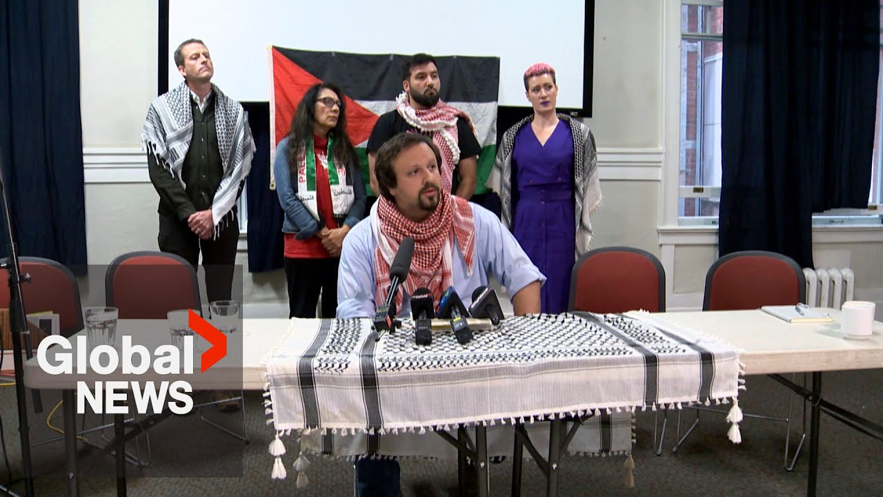 Calgary pro-Palestinian protest organizers call for police accountability