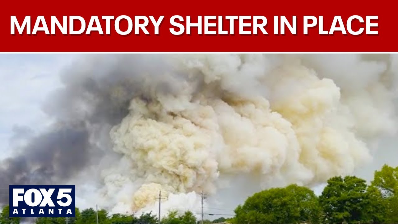Conyers BioLab Fire: GEMA issues shelter in place for 83K residents | FOX 5 News