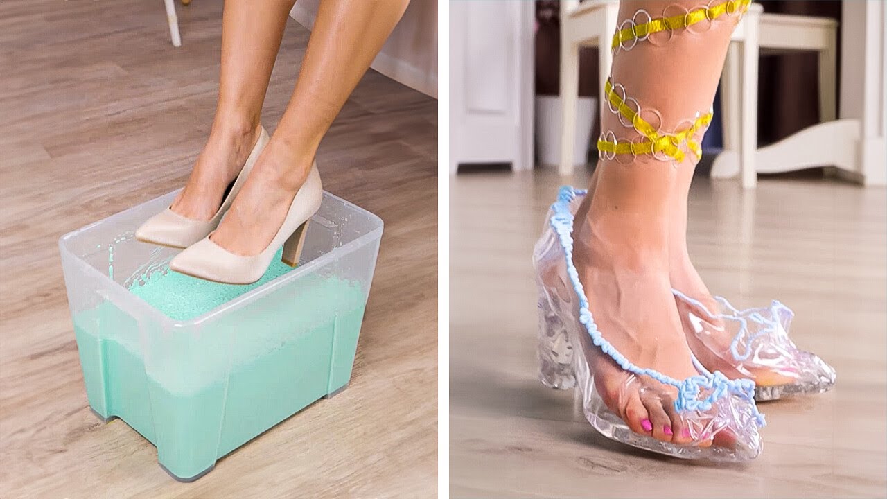 Cool Shoe projects and Helpful Feet ideas