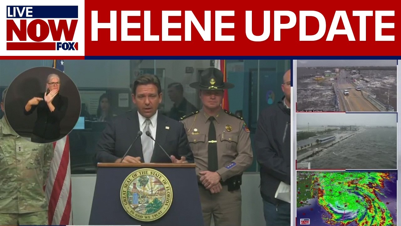 DeSantis: Governor addresses Hurricane Helene storm updates in Florida