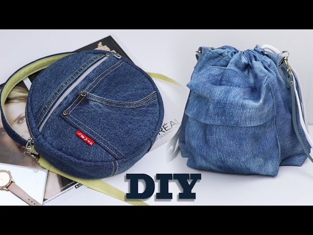 DIY Woman Bag Sewing From Denim Cloth Tutorial Popular designs Your can sew at home
