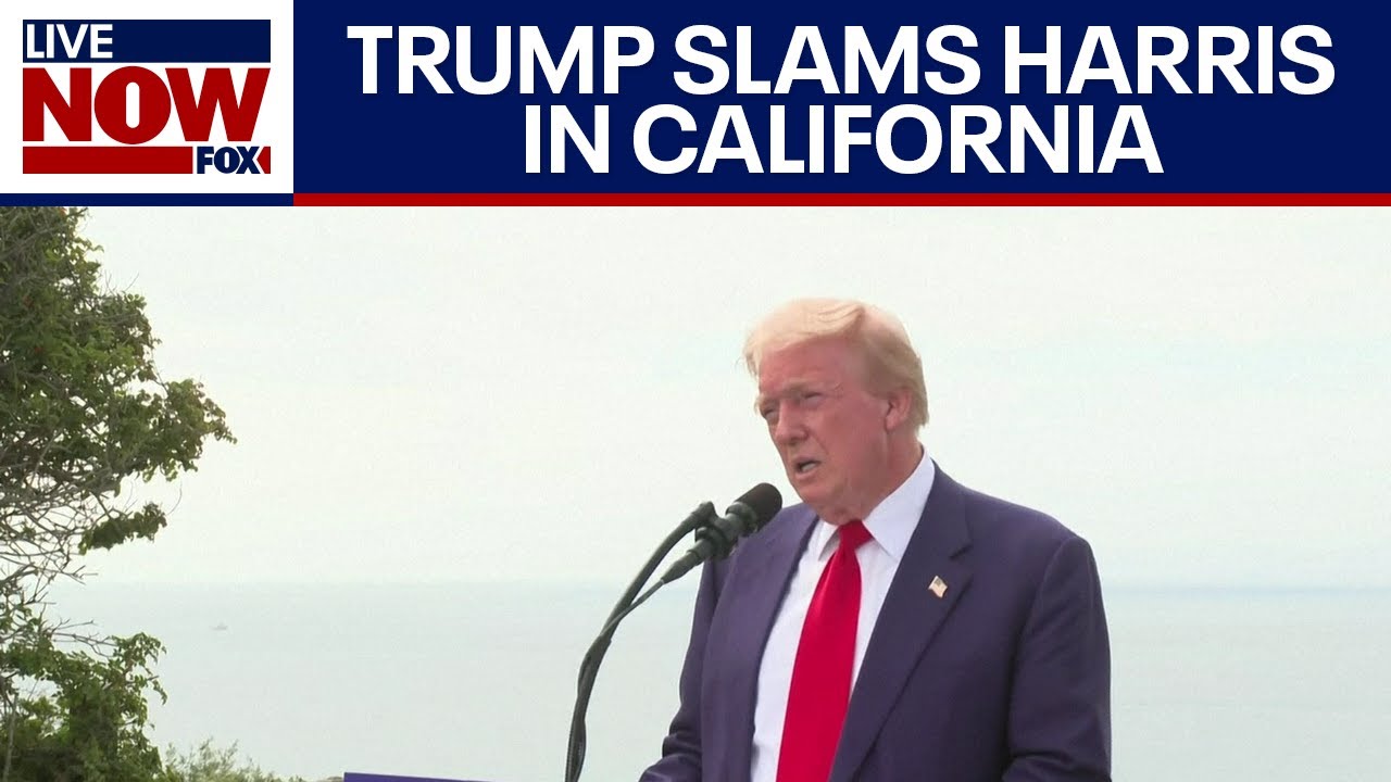 Donald Trump SLAMS Kamala Harris in California, talks illegal immigration and crime