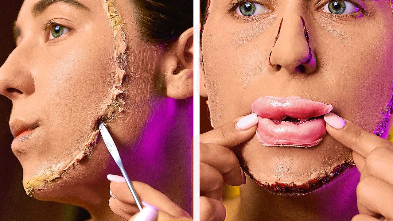 Easy Halloween Makeup & DIY Costumes 🎃 Cool Looks You Can Do at Home! 💀