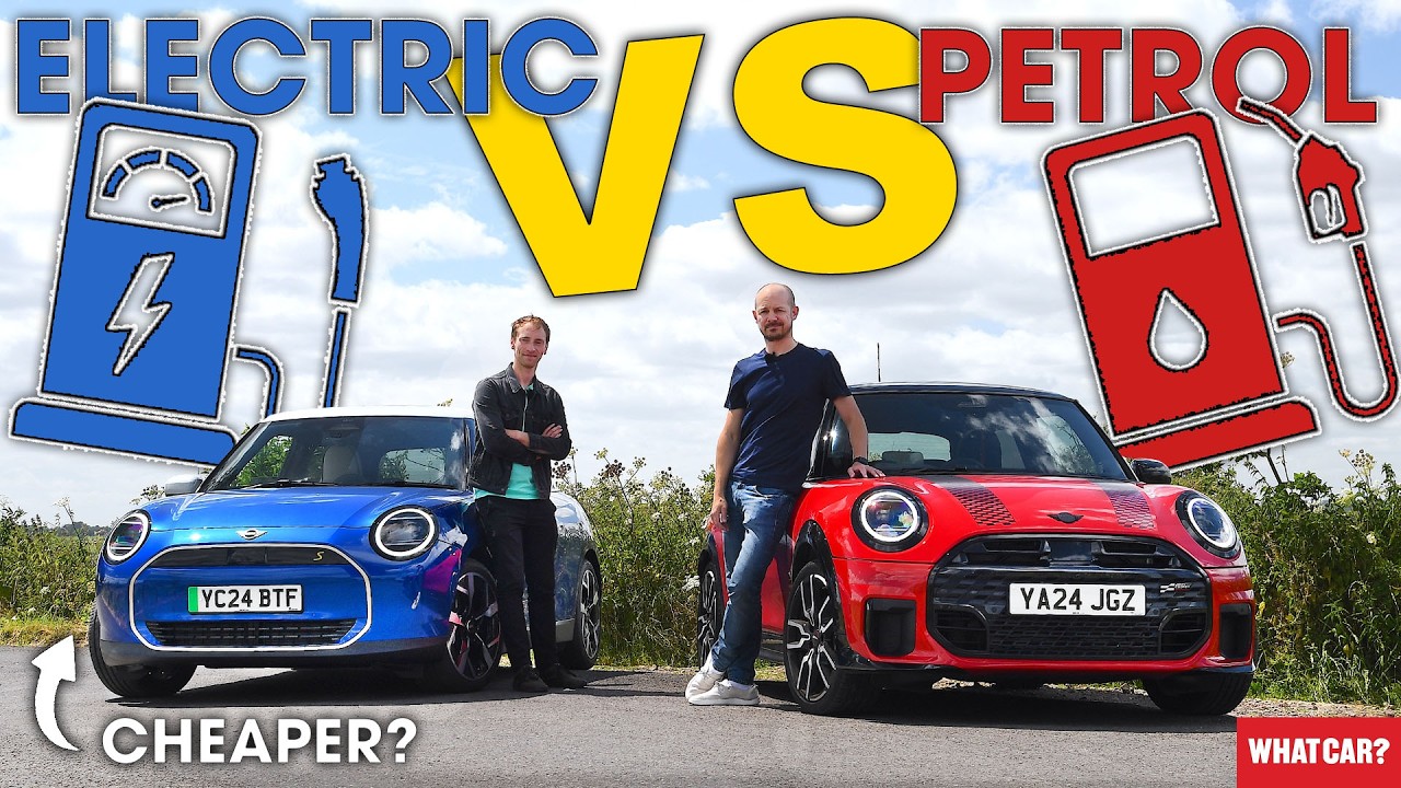 ELECTRIC vs PETROL CAR – which is REALLY cheaper?? Mini vs Mini review | What Car?