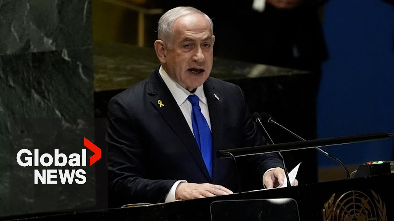 “Enough is enough”: Netanyahu tells UN Israel seeks peace, but will fight until victory