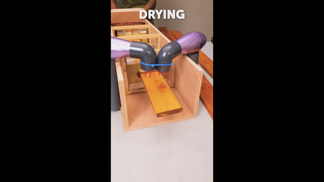 Every woodworker needs this automatic wood painter!