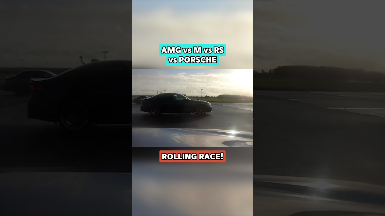 Fast German saloons ROLL RACE!