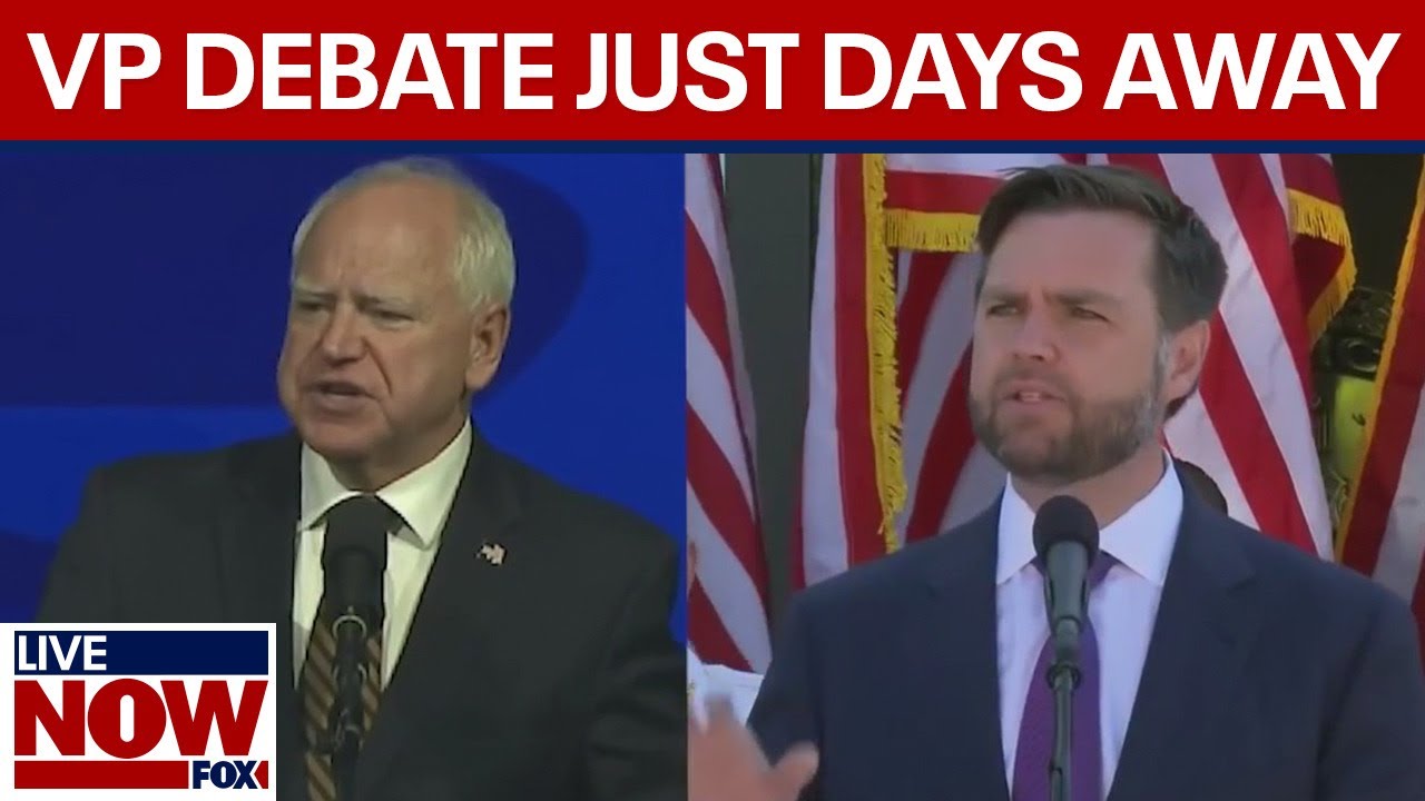 First & only VP debate just days away  | LiveNOW from FOX