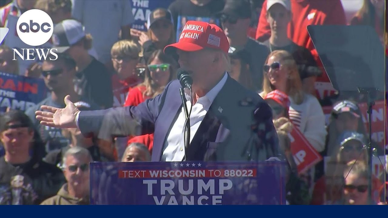 Former President Trump holds Wisconsin campaign rally