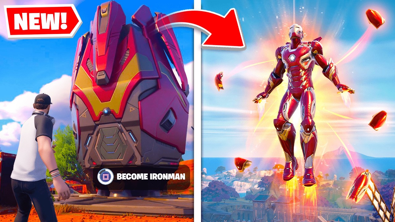 Fortnite’s *NEW* Iron Man MYTHIC Update!