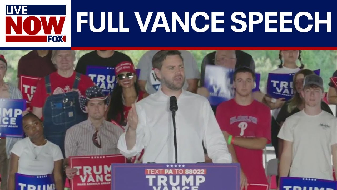 FULL SPEECH: JD Vance campaigns in battleground Pennsylvania | LiveNOW from FOX
