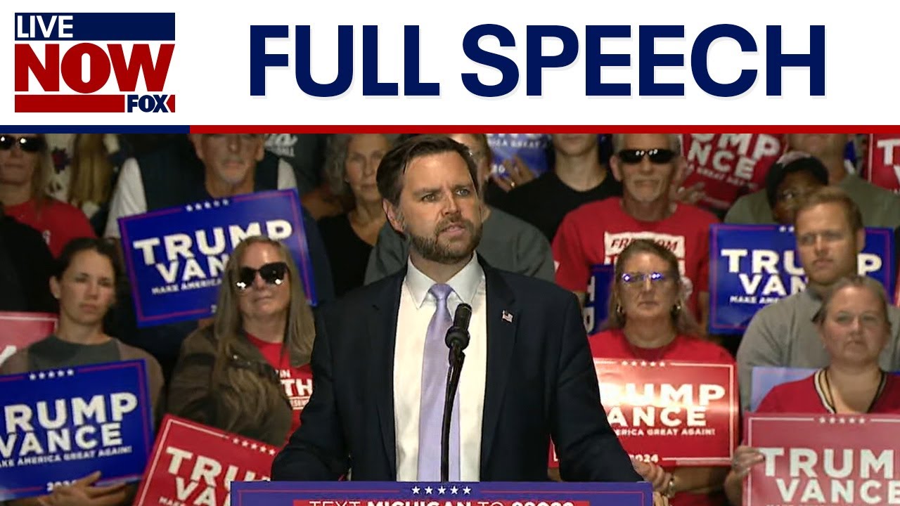 FULL SPEECH: JD Vance holds rally in battleground Michigan | LiveNOW from FOX