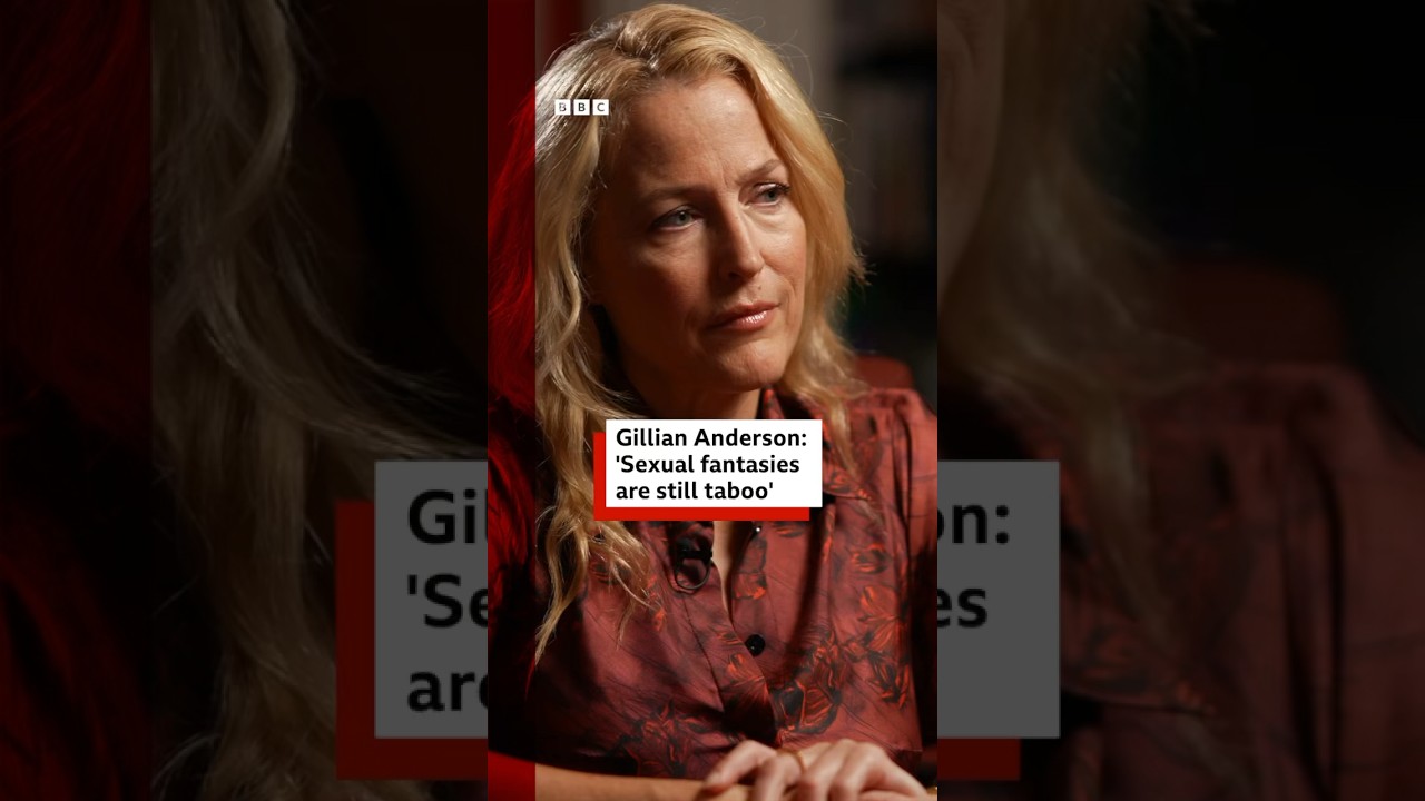Gillian Anderson was very comfortable talking about sex in her new book. #GillianAnderson #BBCNews