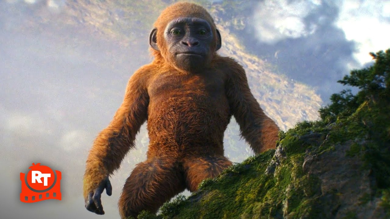 Godzilla x Kong: The New Empire (2024) – Suko Saves Kong From Apes | Movieclips