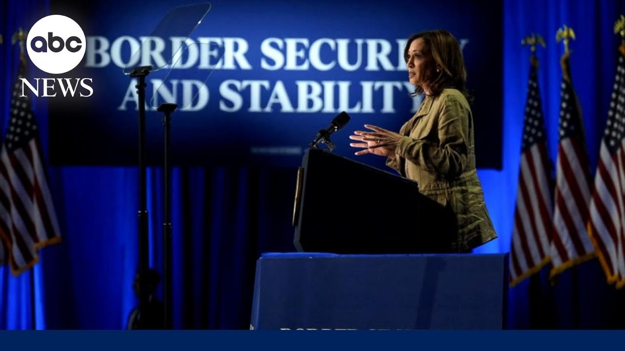 Harris campaigns on the southern border, confronting key election vulnerability