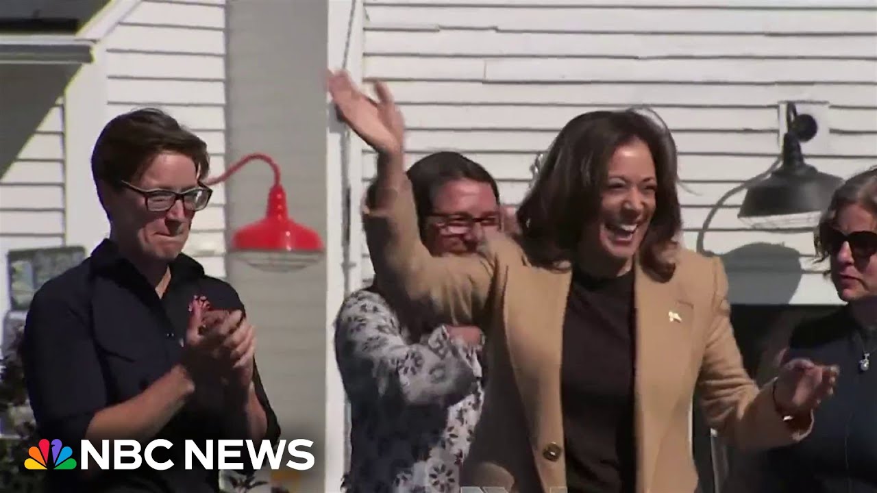 Harris makes economic pitch and accepts debate rules