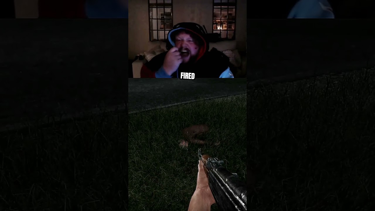 he tried to run and learned a lesson