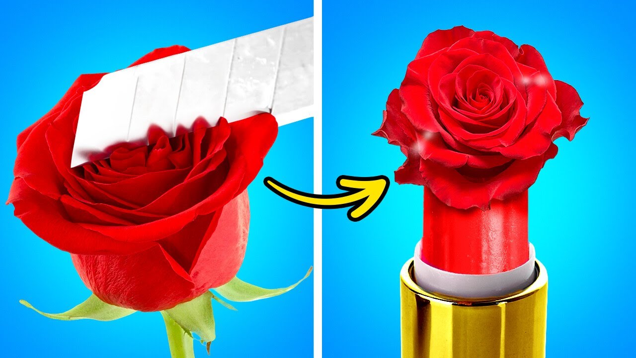 Homemade Cosmetic recipes. DIY lipstick made of Wood and Rose