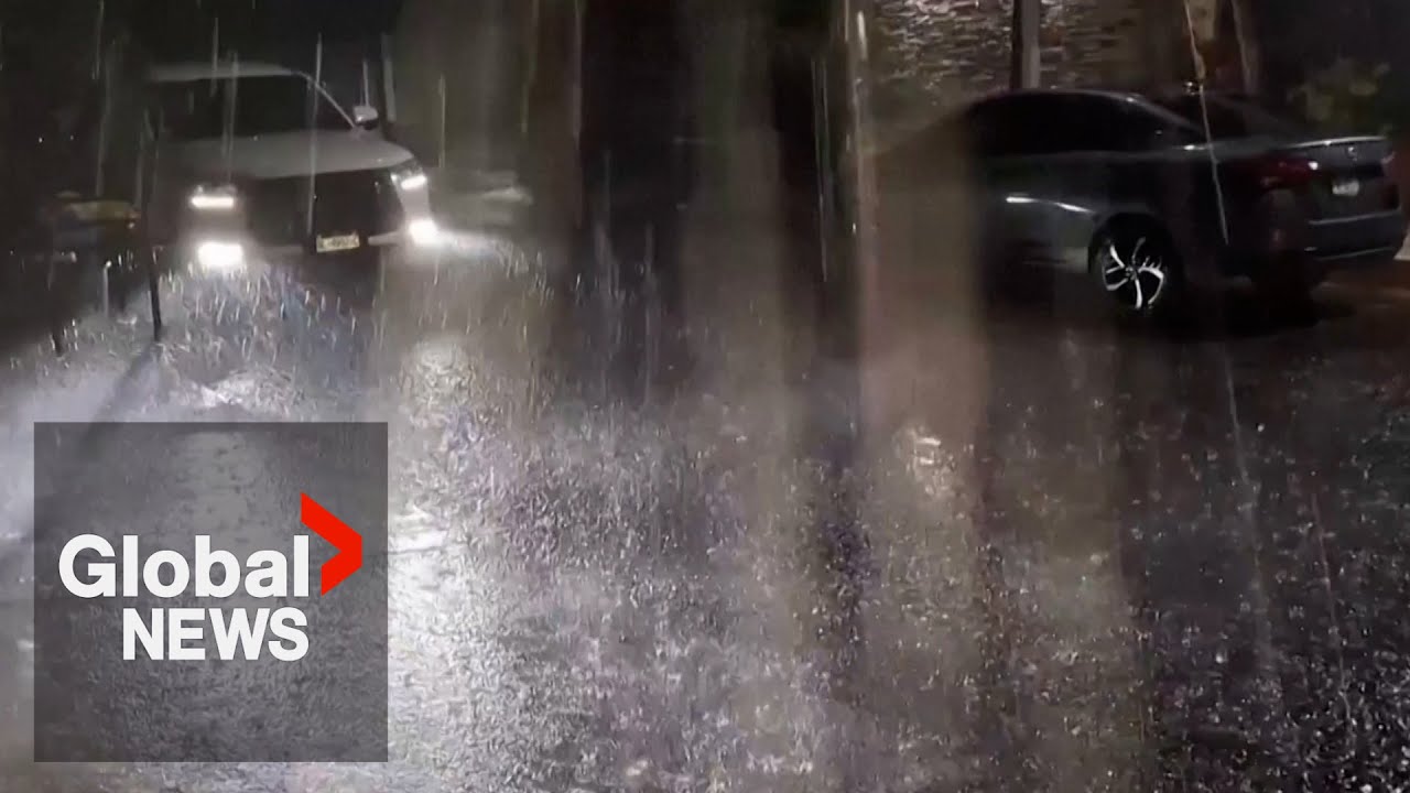 Hurricane John makes landfall in Mexico bringing heavy rain, strong winds