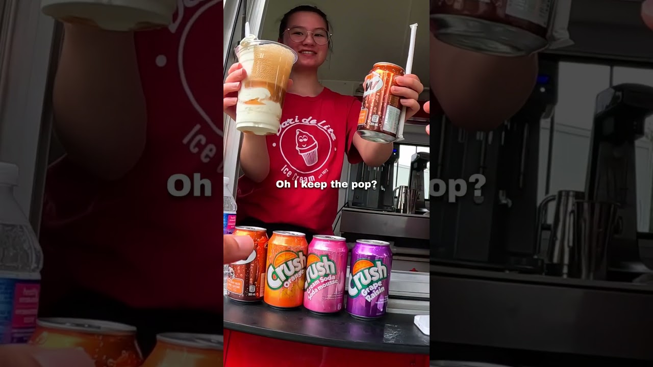 I bought a icecream float and THIS happened 🥺❤️