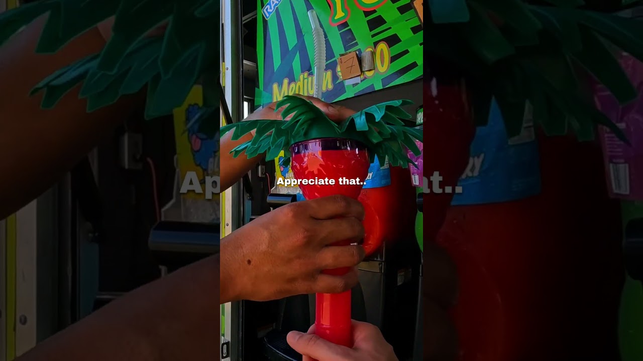 I bought a slushie and THIS happened 🥺❤️