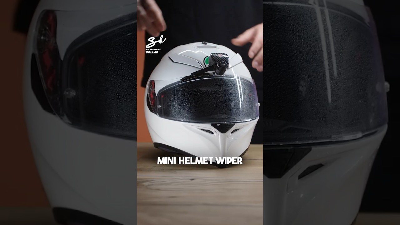 I can see clearly now the rain is gone…😅🎶 #helmet #motorbike #cooltech
