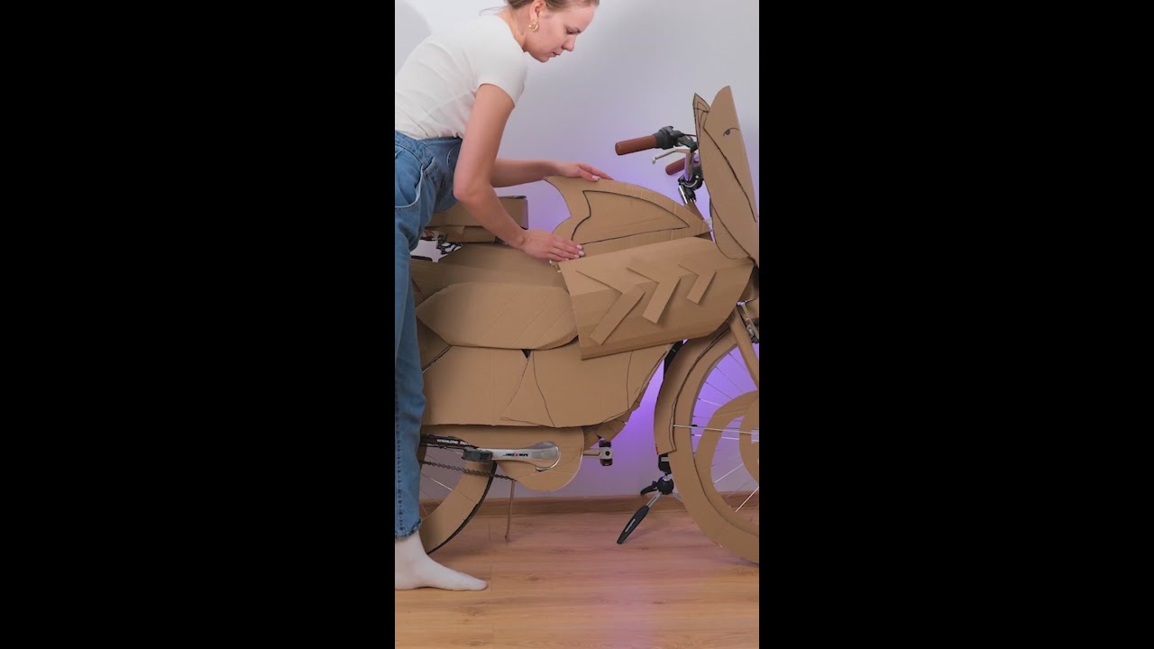 Is it possible to make a motorcycle with cardboard?