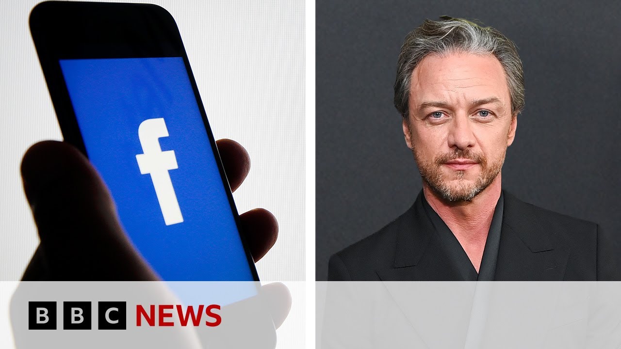 James McAvoy and Tom Brady fall for ‘Goodbye Meta AI’ hoax | BBC News