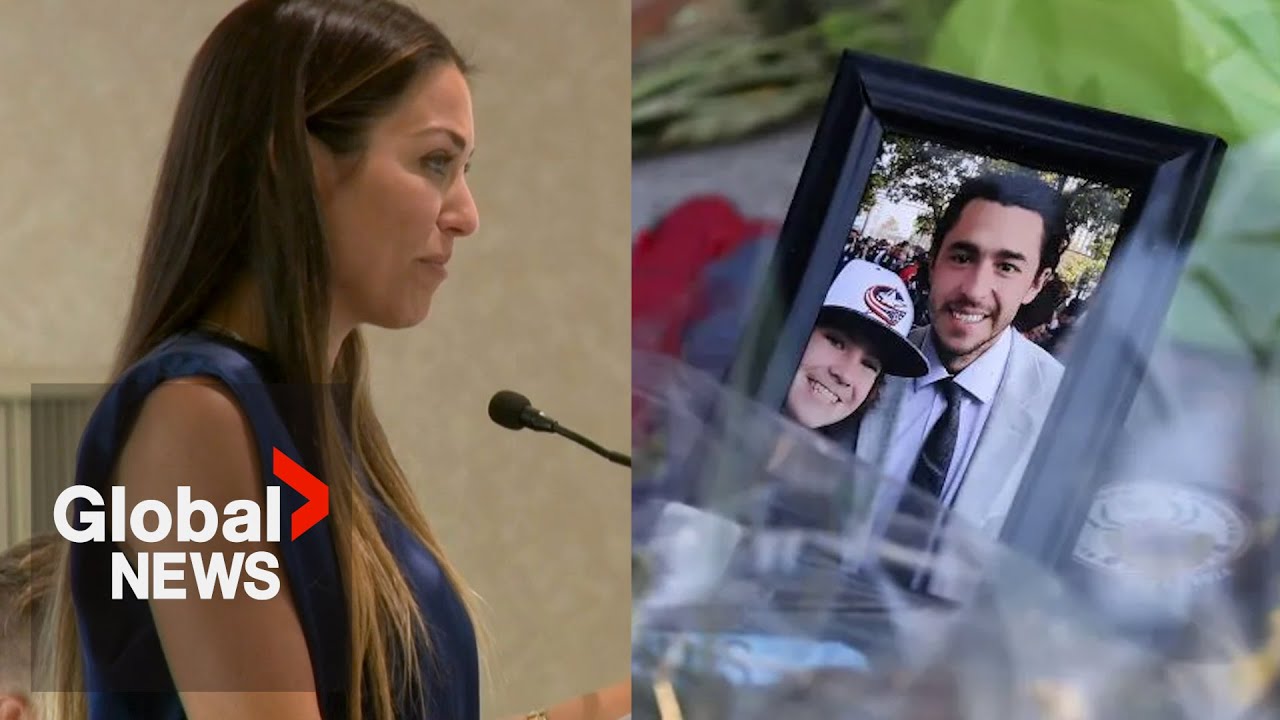 Johnny Gaudreau’s wife Meredith announces 3rd pregnancy during emotional eulogy: “A blessing”