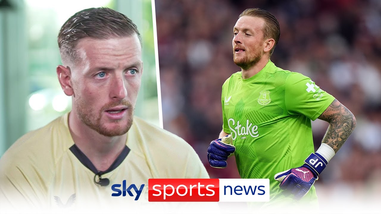 Jordan Pickford reflects on Everton’s season so far & looks ahead to Leicester