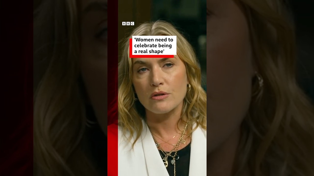 Kate Winslet says it’s time women celebrated being a ‘real shape’. #KateWinslet #BodyImage #BBCNews