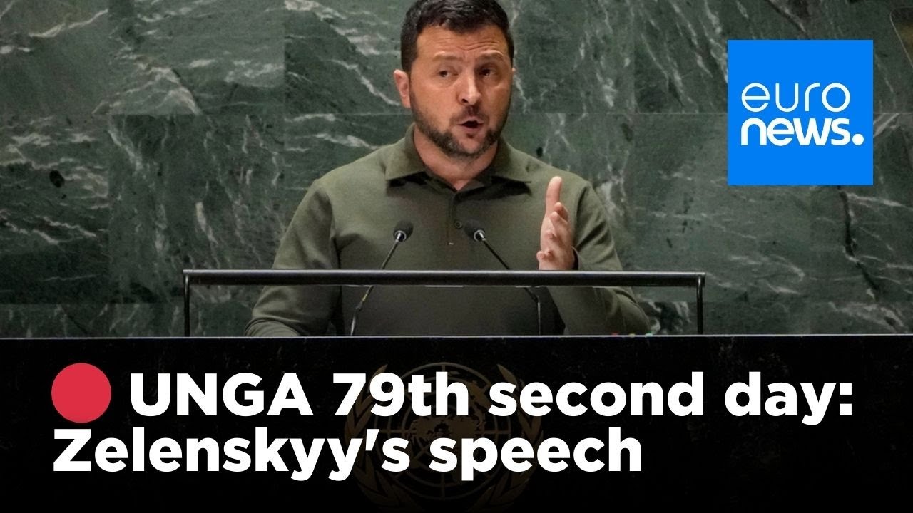🔴 LIVE – UNGA second day: Appearance of Zelenskyy and Macron | euronews 🇬🇧