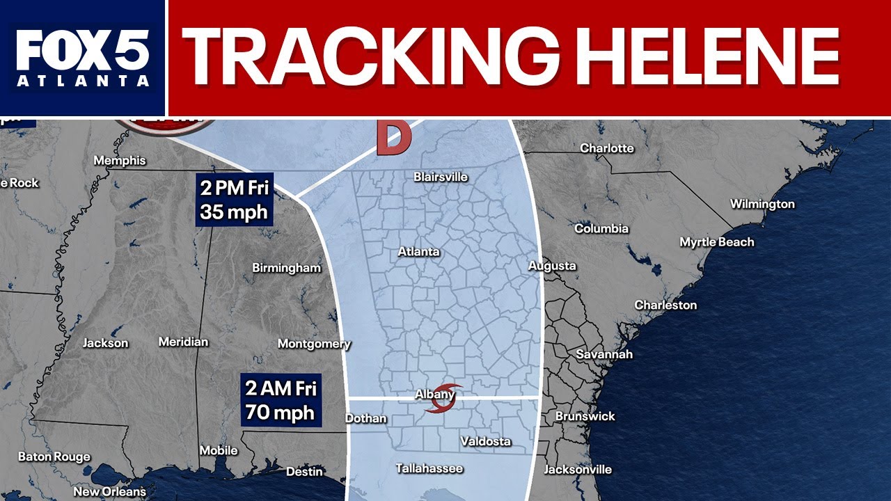 LIVE: When will Storm Helene become a hurricane? Georgia path update | FOX 5 News