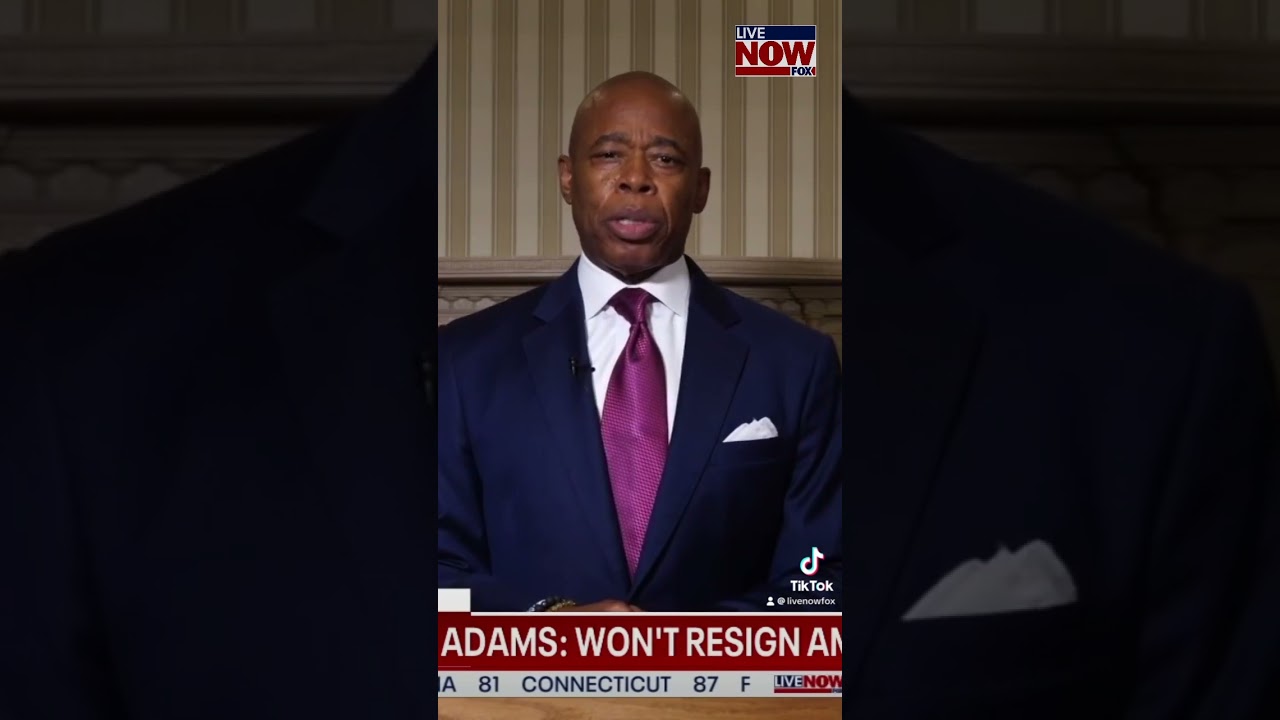 Mayor Adams responds to indictment charges