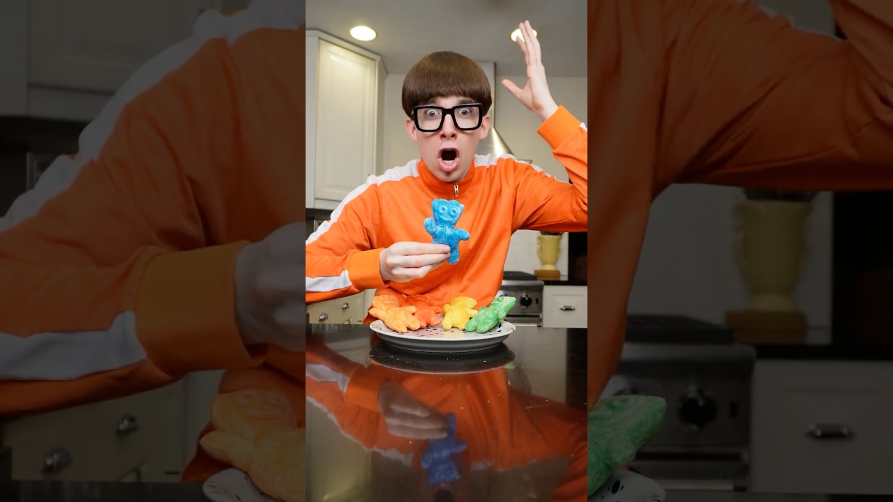 Microwaving mega candy